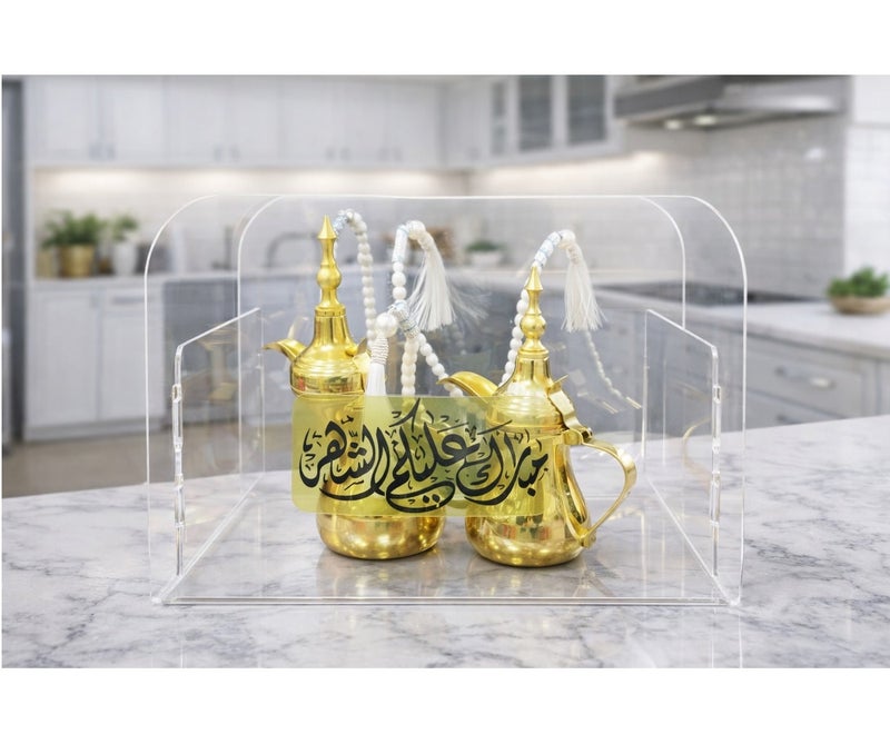 Royal Fully Acrylic Coffee And  Tea Basket Medium Size Length 35 cm, Width 21 cm, Height 28.5 - Image 2